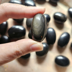 Gold Sheen Obsidian | Tumbled Stones