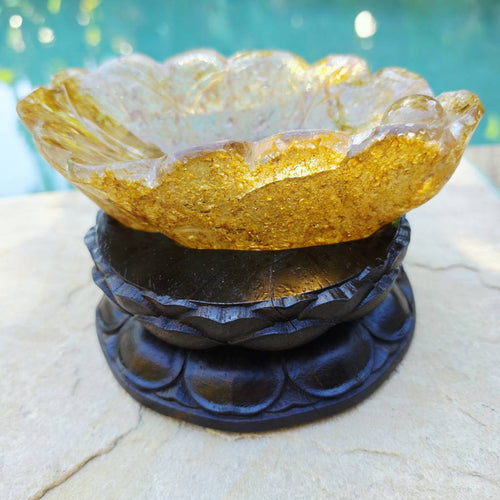 Golden Healer Bowl & Custom Stand | 1.3kgs