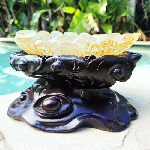 Golden Healer Bowl & Custom Stand | 3.2kgs