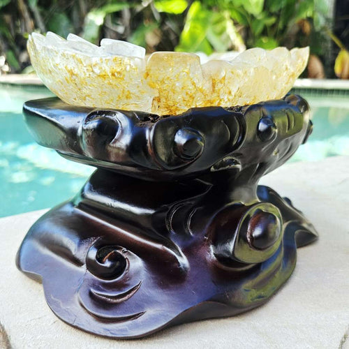 Golden Healer Bowl & Custom Stand | 3.2kgs