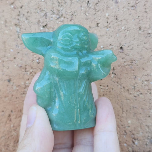 Green Aventurine Baby Yoda | Grogu