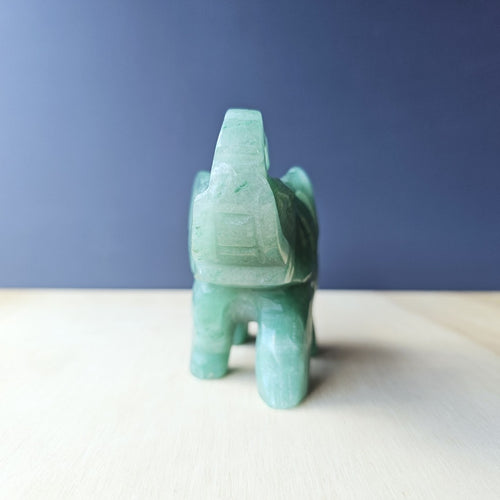 Green Aventurine Elephant | Lucky Elly