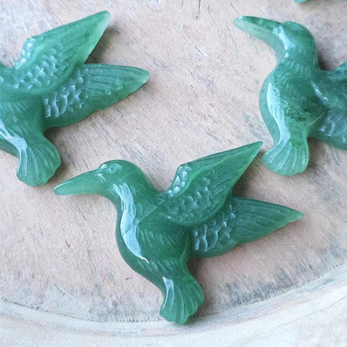 Green Aventurine Hummingbird | Breeze Of Abundance