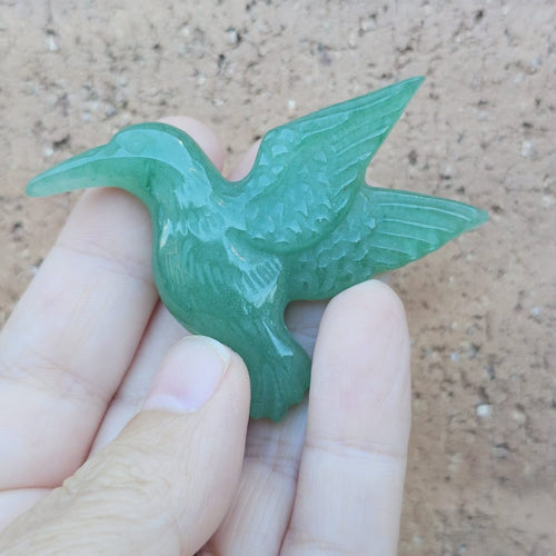 Green Aventurine Hummingbird | Breeze Of Abundance
