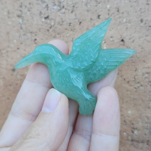 Green Aventurine Hummingbird | Breeze Of Abundance