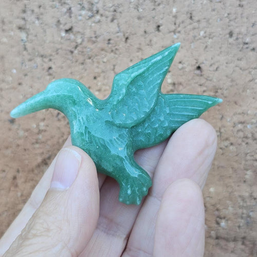 Green Aventurine Hummingbird | Breeze Of Abundance
