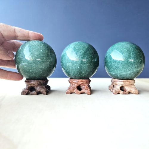 Green Aventurine Spheres | Calm Expansion