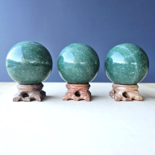 Green Aventurine Spheres | Calm Expansion