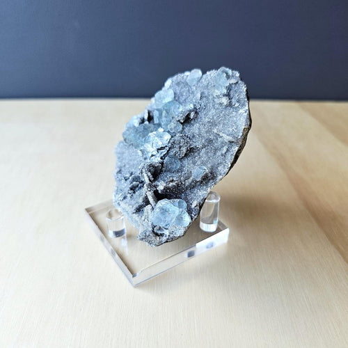 Green Blue Cubed Etched Fluorite | Specimen 160gms