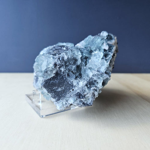 Green Blue Cubed Etched Fluorite | Specimen 541gms