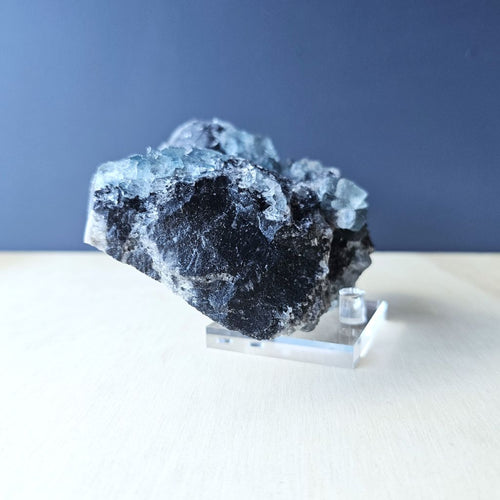 Green Blue Cubed Etched Fluorite | Specimen 541gms