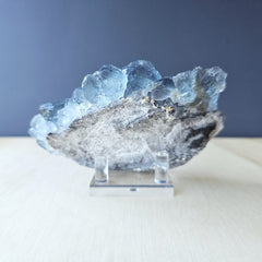 Green Blue Etched Cubic Fluorite | Specimen 435gms