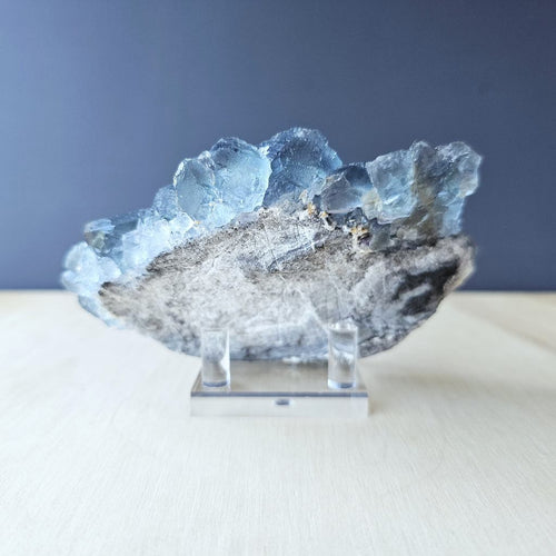 Green Blue Etched Cubic Fluorite | Specimen 435gms