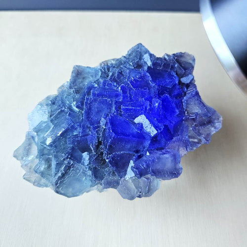 Green Blue Etched Cubic Fluorite | Specimen 435gms
