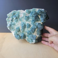 Green Cubic Fluorite Specimen | 7.7kg