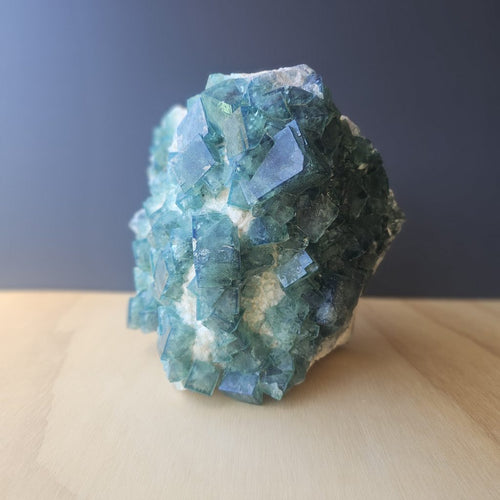 Green Cubic Fluorite Specimen | 7.7kg