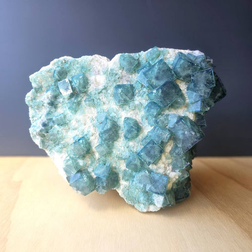 Green Cubic Fluorite Specimen | 7.7kg