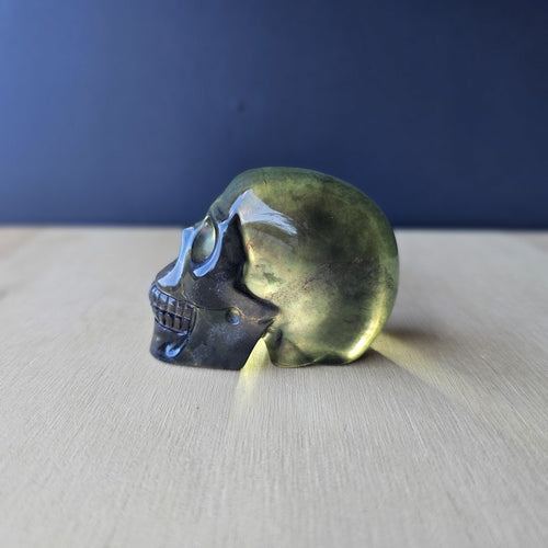 Multi Fluorite Skull | The Emerald Guardian