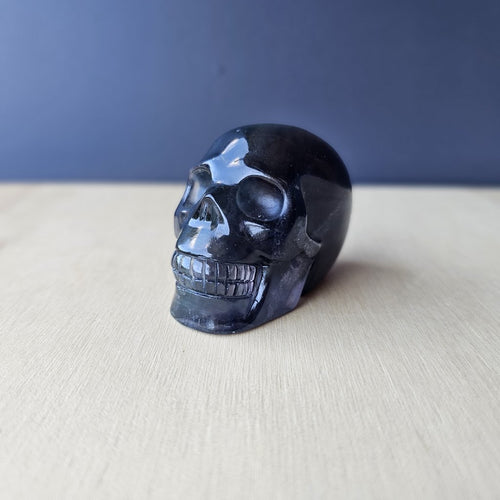 Multi Fluorite Skull | The Emerald Guardian