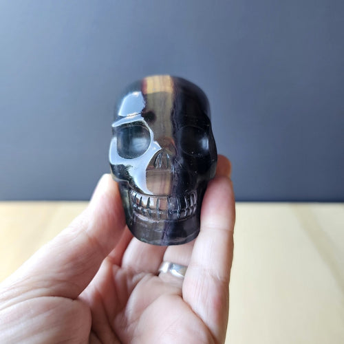 Multi Fluorite Skull | The Emerald Guardian