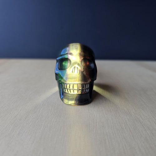 Multi Fluorite Skull | The Emerald Guardian