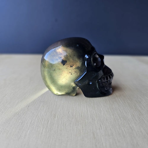 Multi Fluorite Skull | The Emerald Guardian