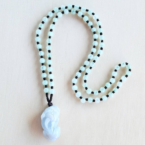 Guatemalan Jade Pixiu Necklace | The Calm Companion