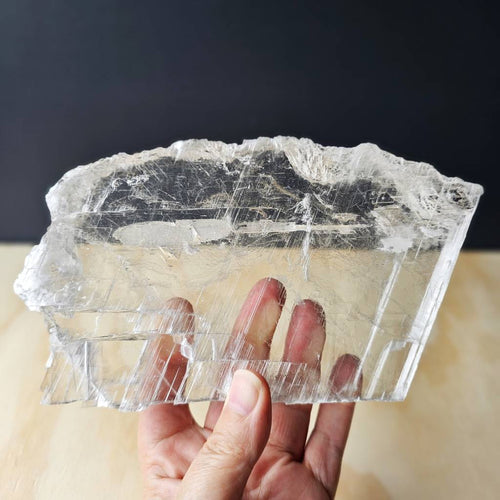 Gypsum Specimen | Celestial Selenite Script