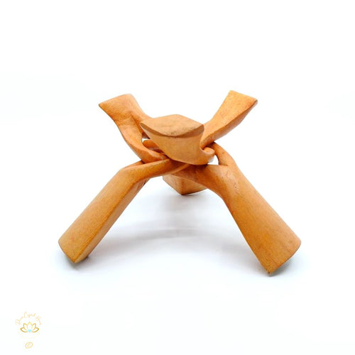 Hand Carved Sphere Stands | Large