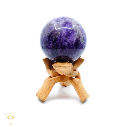 Hand Carved Sphere Stands | Small