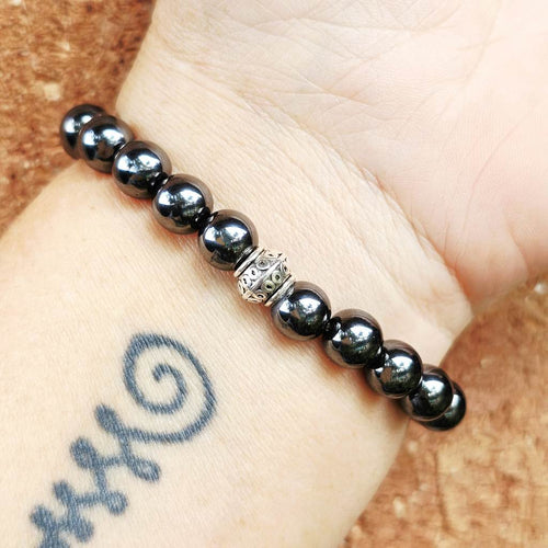 Hematite Crystal Bracelet | Grounded Strength