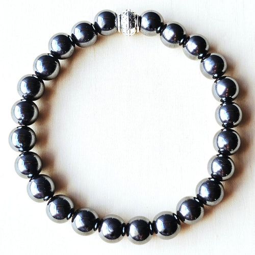 Hematite Crystal Bracelet | Grounded Strength