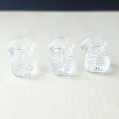 Himalayan Natural Quartz - A Grade Baby Tiger Carvings | Snow Tiger