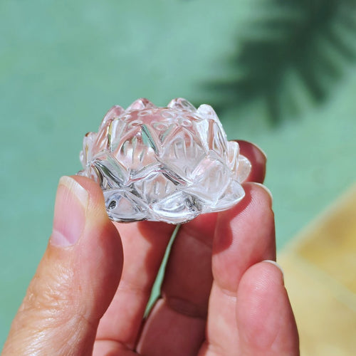 Himalayan Natural Quartz - A Grade Lotus Carvings | Lotus Of Divinity
