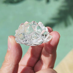 Himalayan Natural Quartz - A Grade Lotus Carvings | Lotus Of Divinity