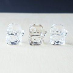 Himalayan Natural Quartz - A Grade Lucky Cat Carvings | Prosperity Cats