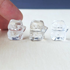 Himalayan Natural Quartz - A Grade Lucky Cat Carvings | Prosperity Cats