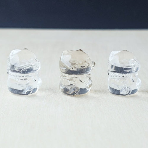 Himalayan Natural Quartz - A Grade Lucky Cat Carvings | Prosperity Cats