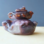 Hubei Agate Teapot With Bird Lid | Tea For Two