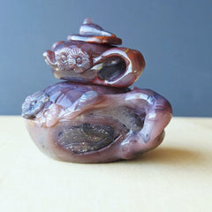Hubei Agate Teapot With Bird Lid | Tea For Two