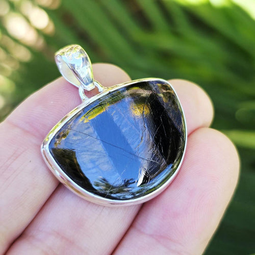 Hypersthene Pendant | Silver Shadow