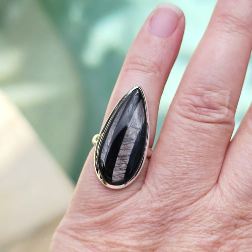 Hypersthene Ring | Midnight Insight
