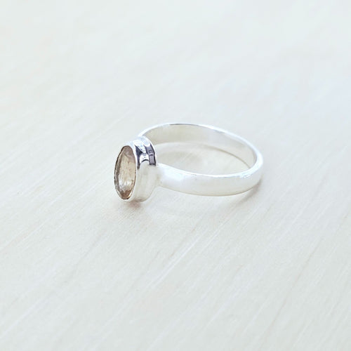 Imperial Topaz Faceted Ring | Conduit Of Light
