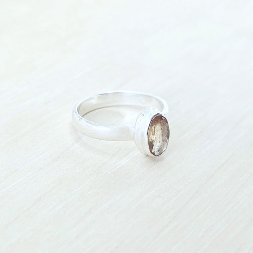 Imperial Topaz Faceted Ring | Conduit Of Light