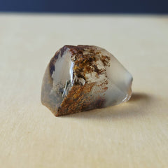 Inclusion Quartz Cut-Termination Crystal | Earth Suspended