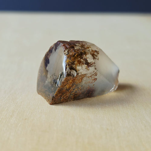 Inclusion Quartz Cut-Termination Crystal | Earth Suspended