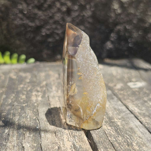 Inclusion Quartz Faceted Freeform | Hematite Untamed 70gms