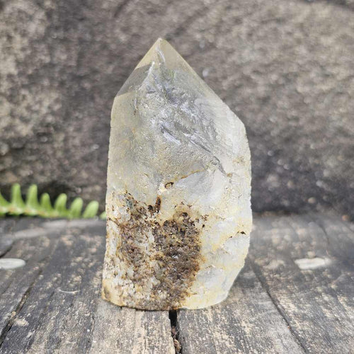 Inclusion Quartz Faceted Freeform | The Hematite Veil 161gms