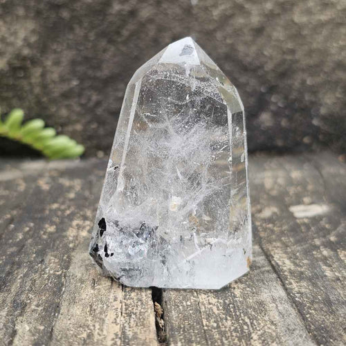 Inclusion, Rutilated Quartz | Wispy Shadow