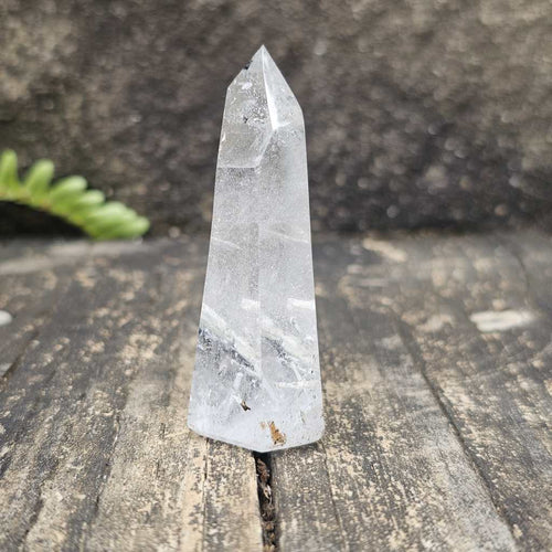 Inclusion, Rutilated Quartz | Wispy Shadow